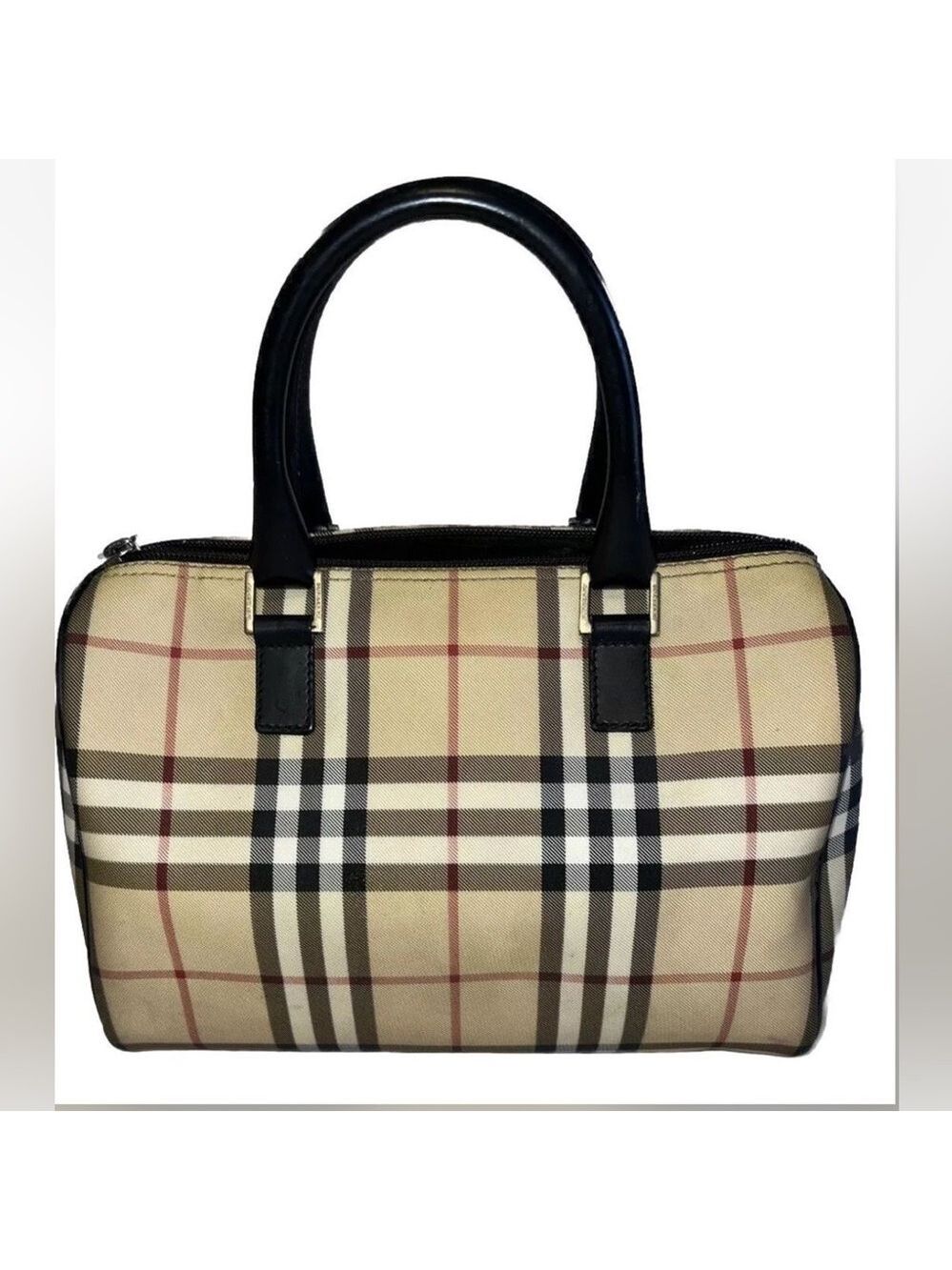 Burberry Classic Plaid Speedy Satchel